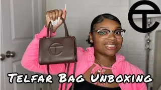 Small Chocolate Telfar Bag Unboxing/ Review 📦