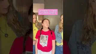 Quando sua m&atilde;e tem irm&atilde; a g&ecirc;mea #humor #gemea #comedia