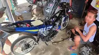 165kph Pure stock Suzuki Raider 150 Fi Juken 5 installation and Tuning