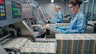 💵🔒 Inside the Secret Dollar Factory | How the World&rsquo;s Most Secure Money Is Really Made Full Process
