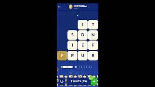 WordBrain 2 10th Birthday Event Day 7 November 15 2020 Answers and Solutions