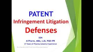 Patent Infringement Litigation Defenses