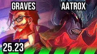 GRAVES vs AATROX (JGL) | 18/0/5, Legendary | KR Master | 25.23