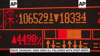 Asia Markets Decline After Big Wall Street Drop