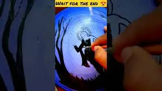 Easy Lord Krishna Drawing 🦚 || How to draw on a Mud Pot #short #youtubeshorts #drawing