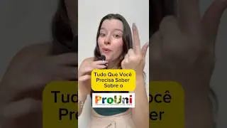 PASSO A PASSO PARA O PROUNI 2025🚨#prouni #enem #enem2024 #faculdade #estudos