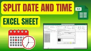 How To Split Date And Time In Excel #excel #exceltips #exceltutorial