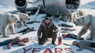 MAN that SURVIVED the ARCTIC FOR 2 YEARS - Arctic (2018) Movie Explained हिन्दी