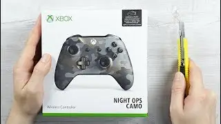 Unboxing the Xbox Wireless Controller – Night Ops Camo Special Edition / ASMR UNBOXING