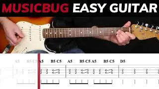 Hash Pipe - Weezer | BEGINNERS GUITAR | Scrolling Tabs
