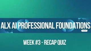 ALX Professional Foundations Week 3 Evaluation Quiz