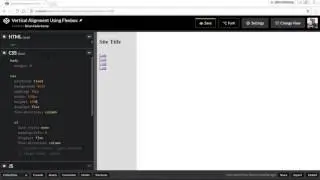 Vertical Alignment Using CSS #Flexbox