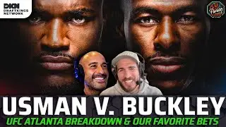 UFC ATLANTA PICKS - USMAN vs BUCKLEY BREAKDOWN - UFC BETS with Brian Petrie | Anik & Florian Podcast