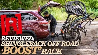 Shingleback Off Road 'Boost' vertical bike rack  in-depth review  4K