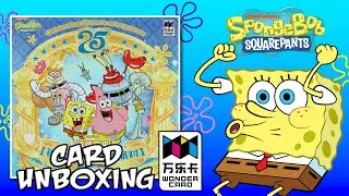 NEW Wondercard Spongebob Squarepants Trading Card Unboxing - Spongebob 25th Anniversary