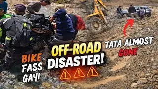 14,000 ft of Pure Madness – Riding to Chandratal from Kaza | Baarish ne halat kharab kardi!