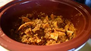 6 Ingredient Crockpot Enchilada Casserole / Cook with Me / SAHM
