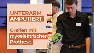 Amputation am Unterarm | Wolfgang experimentiert mit myoelektrischer Armprothese