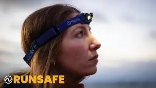 Nightsearcher RunSafe | 500 Lumens Rechargeable Head Torch  Lightweight, Multi‑Mode, USB‑C