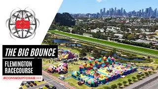 Flemington Racecourse Hosts The World's Biggest Jumping Castle