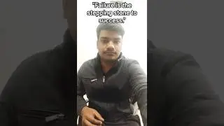 Failure Is the Key to Success