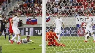 Lallana broke Slovakia's resistance five minutes into added time