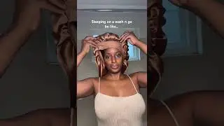#washngo #shrinkage #type4hair #hairhumor #messyhair #coilyhair #bonnet #bonnetchronicles #funny