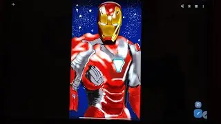 Iron Man Digital Drawing Timelapse Process | Realistic Art Tutorial on Mobile Pad | SantoStroke