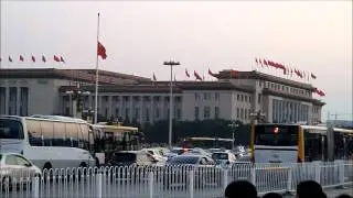 Tiananmen Square lowering of the Flag.wmv