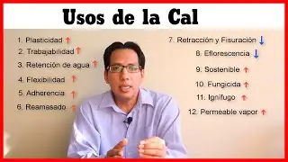 12 ✅ Ventajas de la mezclas con Cal, en la construcci&oacute;n.