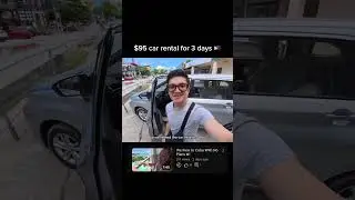 $95 to rent a car for 3 days in Philippines! 😲