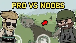 NOOBS VS PRO IN MINI MILITIA🔥 | 20+ KILLS GAMEPLAY