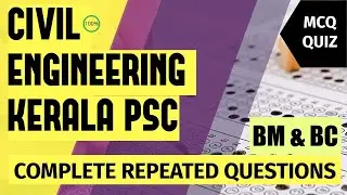 BM BC - TIMBER #1. Kerala PSC Repeated questions ( ITI level )