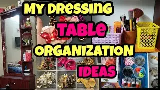 Dressing table organization💄 in tamil/how to organise dressing table and make up/Keerthi Sara tips