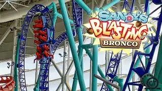 Sandy&rsquo;s Blasting Bronco Off-Ride Nickelodeon Universe July 2021 (4K60FPS - No Copyright)