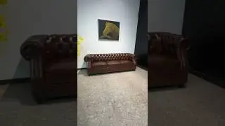Chesterfield Leather Sofa Showcase | Tufted Cigar Lounge Sofa | Classic Design