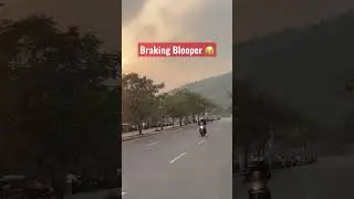 Royal Enfield Hunter Brake Test | Did not expect this 😂
