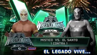 #mistico vs #elhijodelsanto #wwe #shortsviral  #shorts  #wwe2k25 #wweraw #short #viralvideo #gamers 