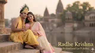 🌸 “Suno AI Krishna Bhajan | Radha-Krishna की मधुर भक्ति गीत | Flute & Tabla Lo-fi”