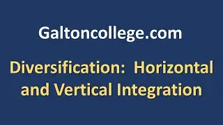 Diversification: Horizontal and Vertical Integration