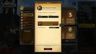 Free Character Transfer Wow - From high to high server