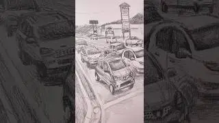 Using google maps as art reference 💛 #art #drawing #creative