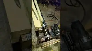 homemade wood lathe machine