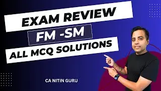FM Paper Review l CA Interl Jan 2026 l All MCQ Solutions l CA Nitin Guru