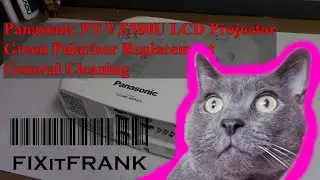 ЖК-проектор Panasonic PT-VZ580U | Замена зеленого поляризатора | Очистка