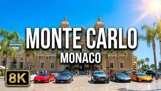 Monte Carlo Walking Tour 🇲🇨 Monaco 4K HDR