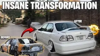 Project Burnt Civic🔥Finally Complete ✅ TRENDSETTERS🌪️