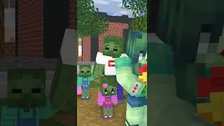 Zombie Dad Saved Zombie Girl Out of Burning House & Remain in Family Memory Forever #shorts
