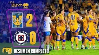 TIGRES VS CRUZ AZUL 2-0 | RESUMEN | LIGA MX FEMENIL