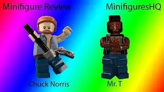 Custom Lego Minifigure Review: Chuck Norris and Mr. T